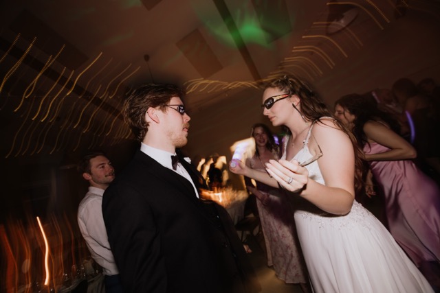 Closing moment from Liv and David's wedding day